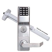 Alarm Lock Trilogy ETDLS1G Panic Exit Trim Keypad Digital Lock w/ Audit Trail / Satin Chrome 26D - F ALL-ETDLS1G-26D-M99